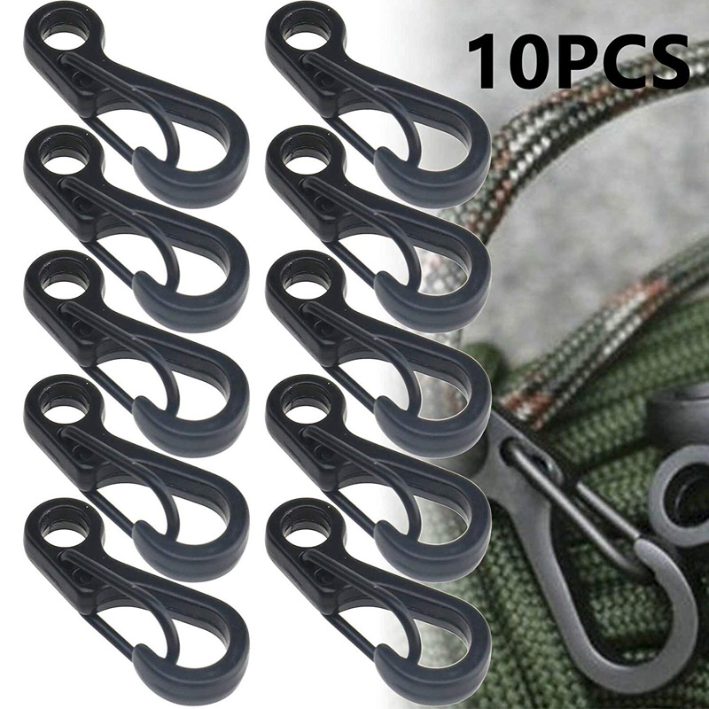 Edc Carry Kit - 10 шт./лот мини-карабин из паракорда, тактические