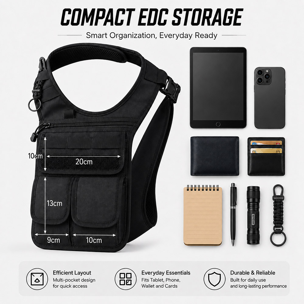 Тактическая скрытая сумка-сатч – обзор и цена Edc Carry For Men