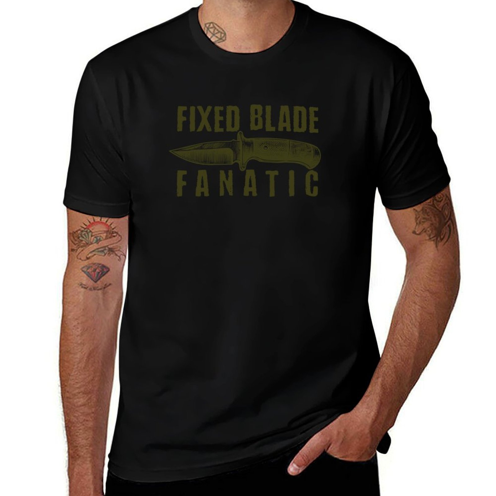 Футболка Fixed Blade Fanatic - – обзор и цена Edc Carry For Men