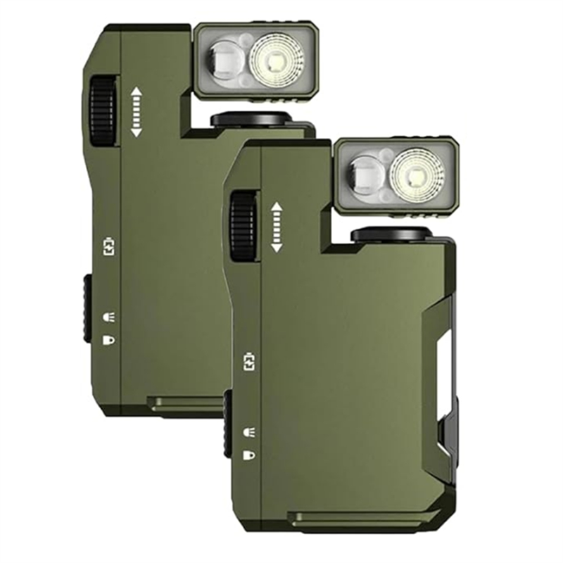 AT51-2Pcs EDC фонарик с 3 режи – обзор и цена Edc Carry Flashlight