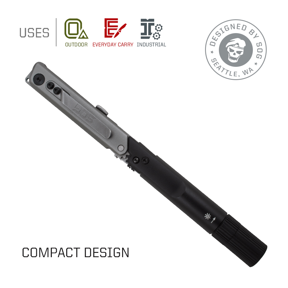 SOG BATON Q2 Мультиинструмент  – обзор и цена Edc Carry Flashlight